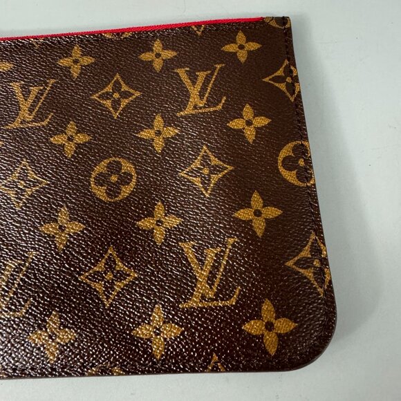 100% Authentic Louis Vuitton LV Monogram Neverfull Pochette - Picture 4 of 15